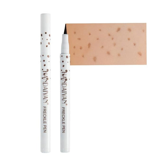 Freckle Pen 4 Colors Natural Freckle Pen Fake Freckle Pen Waterproof Long Lasting Soft Spots Natural Relaxing Sun Makeup (Chestnut)-VivaGrace Women