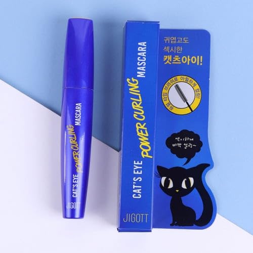 Cat's Eye Power Curling Mascara 0.42oz/12g - Long Lashes for Feminine and Charming Look (Power Curling Mascara)