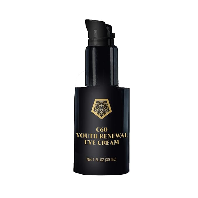 C60 Skincare - Age-Defying Antioxidant Protection - Reduce Wrinkles, Heal Skin, Non-Greasy - Face, Body, Bug Bites, Scarring - Organic Avocado Oil, 99.99% Pure (Regular, C60 Eye Cream)-VivaGrace Women