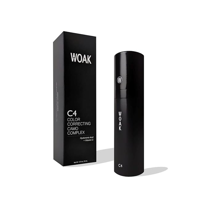 WOAK C4 – Men's Tinted Moisturizer BB CC Cream Foundation – Color Correcting Camo Complex – Hybrid Skin Care (Tan)-VivaGrace Women