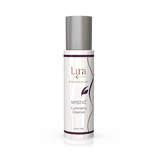 Lira Clinical MYSTIQ iLuminating Cleanser - Moisturizing Face Wash with Vitamin C, Orange Plant Stem Cells, and Plant Extracts - Gentle Facial Cleanser Supports Skin Barrier and Hydration - 6 Oz-VivaGrace Women