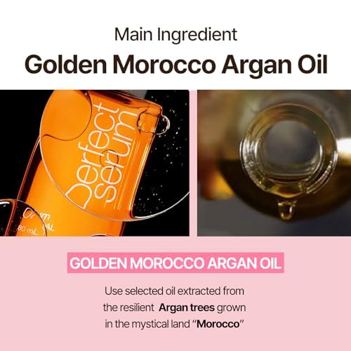 Mise En Scene Perfect Styling Serum for Heat Damage Protection - Hair Serum for holding Bounce, Hair Essence for Long Lasting Curl, Powdery Scent, with Argan Oils, 2.70 fl. Oz-VivaGrace Women