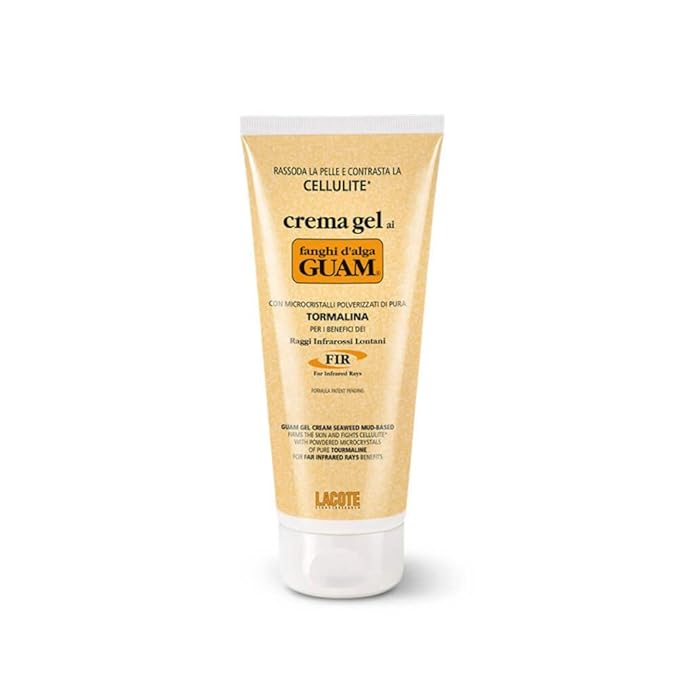 Guam Classic Strengthening Gel Mud Cream against Cellulite With Tourmaline and Far Infrared Rays (FIR Formula), After Care for Body Wraps to Prolong the Effect, 200 ML-VivaGrace Women