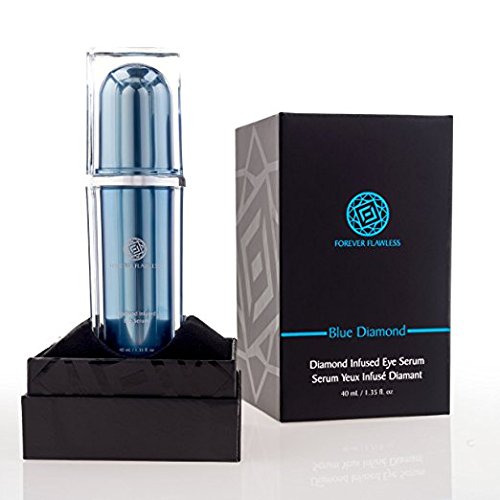 Forever Flawless Diamond Infused Eye Serum. Blue Diamond Eye Serum Formulated to Diminish Puffiness, Bags, Dark Circles, Wrinkles, and Fine-Lines around the Eyes.-VivaGrace Women