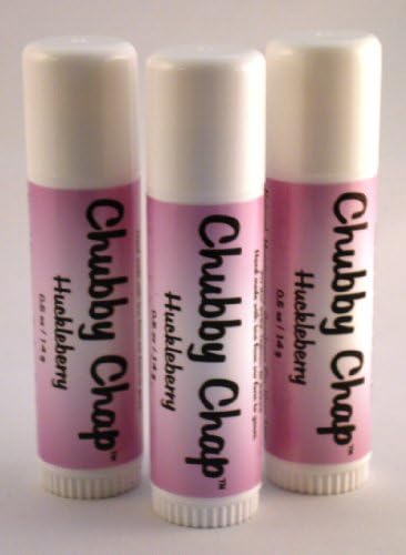Three (3x) Large Jumbo Chapstick Natural Chapstick - 1/2 Ounce Lip Balm (Huckleberry)-VivaGrace Women