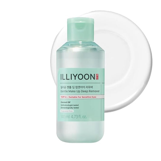 Illiyoon Gentle Deep Eye Makeup Remover | for Waterproof Mascara, Lipstick, Eyeliner, Non-Greasy 2-Phase Oil & Water Formula, Ophthalmologist Tested, Vegan, Korean Skin Care, 4.73 fl.oz.-VivaGrace Women