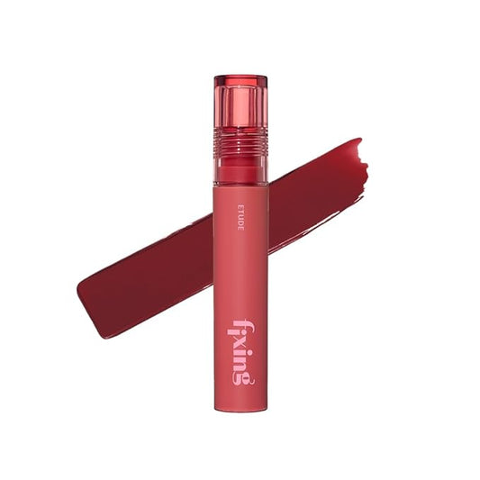 ETUDE Fixing Tint #17 Berry Red (4g) | Long Lasting High Pigmented Liquid Lipstick | Waterproof Lightweight Matte Finish Lip Stain | Full Coverage | Korean Makeup, Kbeauty-VivaGrace Women