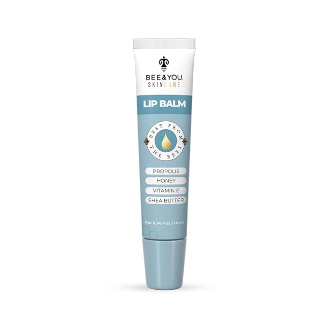 Bee and You Ultra Conditioning, 100% Natural, Moisturizing Lip Balm, Chapstick, Chapped Lips Treatment Severe, Beeswax, Propolis Extract, Raw Honey, Vitamin E, Shea Butter, 10ML-VivaGrace Women