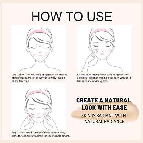 Skin Tone Adjusting CC Cream SPF 50, CC Cream Self Adjusting for Mature Skin, All-In-One Face Sunscreen and Foundation, Pre-makeup Primer Moisturizing Skin Concealer Brightening Skin Tone 30ml - 2 Pcs-VivaGrace Women