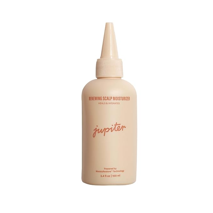 Jupiter Renewing Scalp Moisturizer, Hydrating Leave-On Treatment, for Dry, Itchy Scalp, Aloe Vera, & B Vitamins, Color-Safe, Vegan, Fragrance-Free, Paraben, Phthalate, & Sulfate-Free, 3.4 fl oz-VivaGrace Women