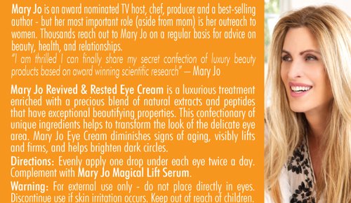 MARY JO Revived & Rested Eye Cream-VivaGrace Women