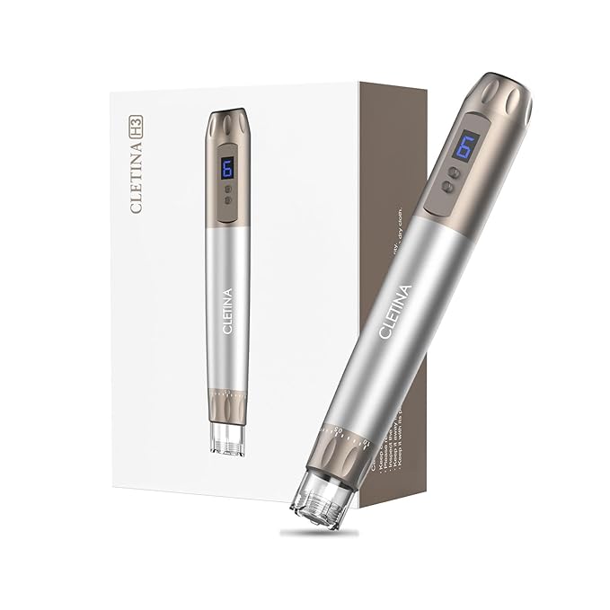 Micronee.dling Pen H3 Micronee.dle Pen - Adjustable Serum Applicator - Micronee.dle for Face Home Use - 2PCS H12 + 2PCS Nano-HR + 2PCS Nano-H-VivaGrace Women