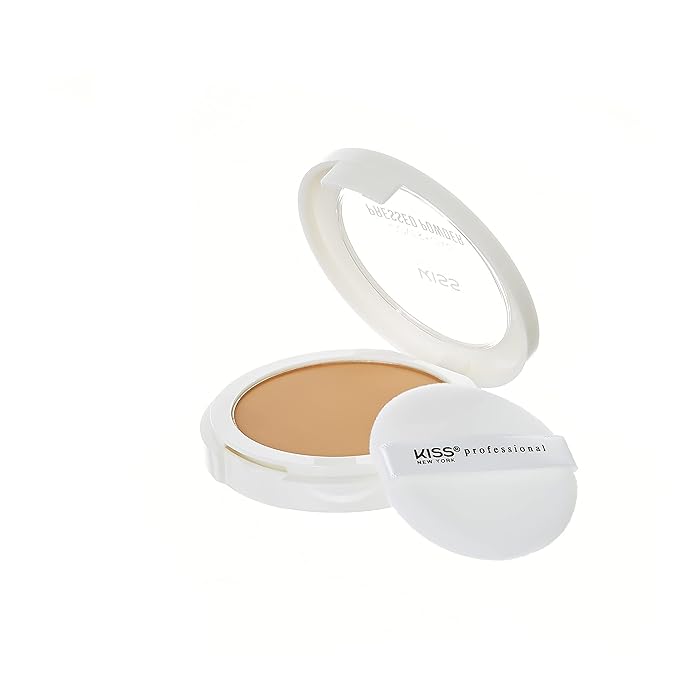 KISS Cover and Care Acne Control Pressed Powder Shine Free Face Light Weight Makeup Setting Powder - APP339 (Coconut)-VivaGrace Women