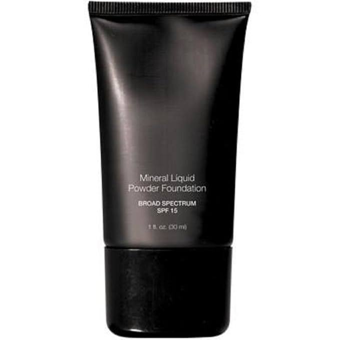 Mineral Liquid Powder Foundation Broad Spectrum SPF 15 (Almond)-VivaGrace Women