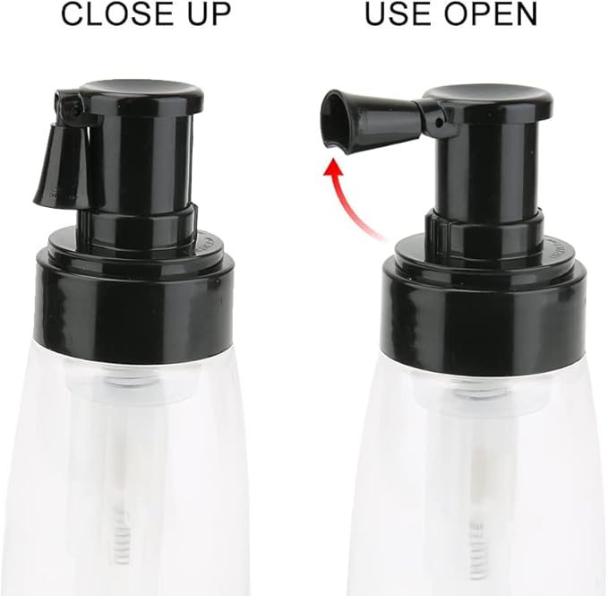 Barber Powder Bottle Spray - for Applying Talc and Powder - Empty Powder Travel Cosmetics Blower, Refillable Hair Fiber Applicator for Hair Salon, Home, Beauty-VivaGrace Women