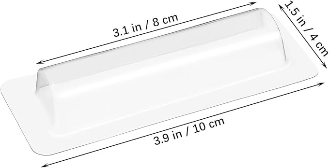 VILLCASE Lip Balm Pouches, 40pcs Plastic Lipstick Money Holder Clear Dome Lip Chap-Stick Money Cash Pounches, Lip Balm Cover for Gift Card DIY Crafts, Not Include Tape-VivaGrace Women