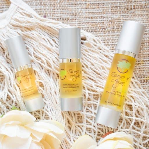 Essence Of Argan 100% Pure Moroccan Organic Argan Oil - Natural EcoCert Oil that Nourishes, Conditions and Moisturizes Your Skin, Hair and Nails-VivaGrace Women