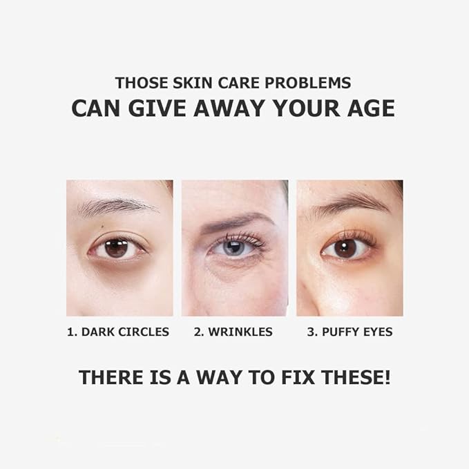 Caviar Black Gold Moisturizing Eye Cream Skin Rejuvenation Dark Circles Smoothing Wrinkles 60g 2.12oz-VivaGrace Women