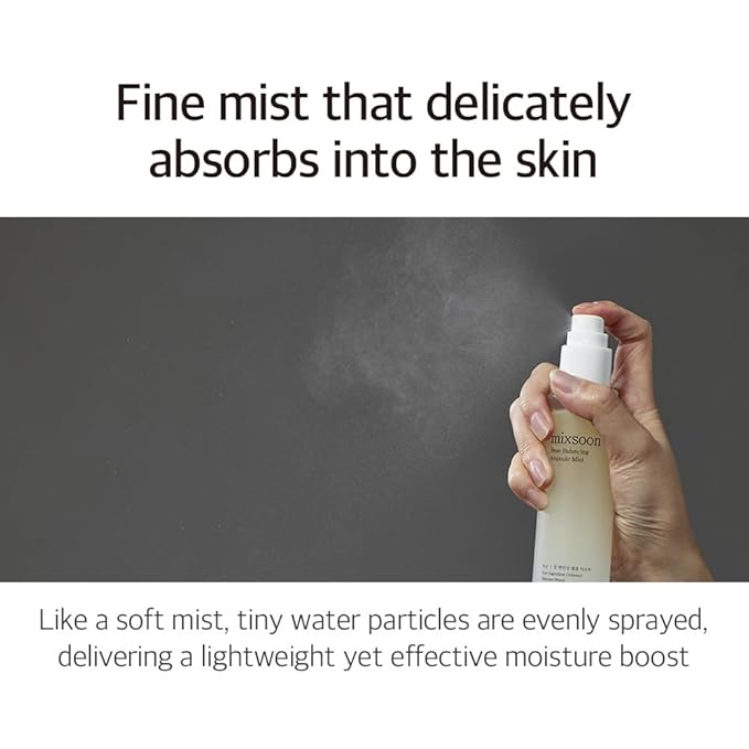 mixsoon Bean Balancing Ampoule Mist Skin moisturizer and Oil balance For Hydrated Radiance Korean Glass Skin Care 3.38 fl. oz. / 100ml-VivaGrace Women