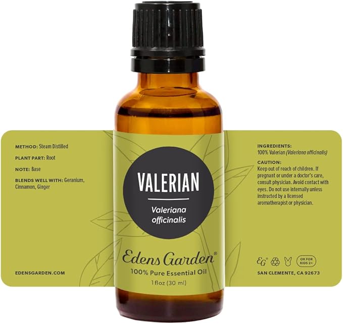 Edens Garden Valerian Essential Oil- 100% Pure Premium Grade, Undiluted, Natural, Therapeutic, Aromatherapy, The Best for Diffuser, Skin, Hair, Kid Safe 30 ml (1 fl oz)-VivaGrace Women