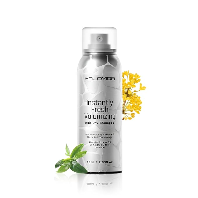 Dry Shampoo for Women, Travel Size Dry Shampoo Spray for Dark Hair Leaves No White Residue, Absorb Oils, Volumizing & Refresh Hair for 72 Hours, 2.03 Fl Oz-VivaGrace Women