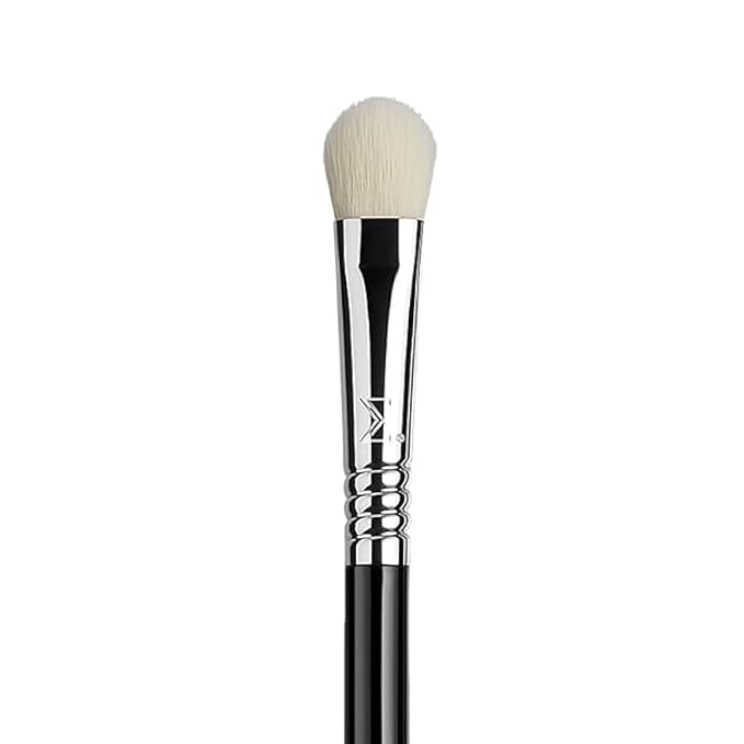 Sigma Beauty Professional E28 Detail Buffer Brush – Professional Eyeshadow Brush for Seamless Cream or Liquid Eyeshadow Blending, Packing on Metallic Shades & Highlighting the Brow Bone (1 Brush)-VivaGrace Women