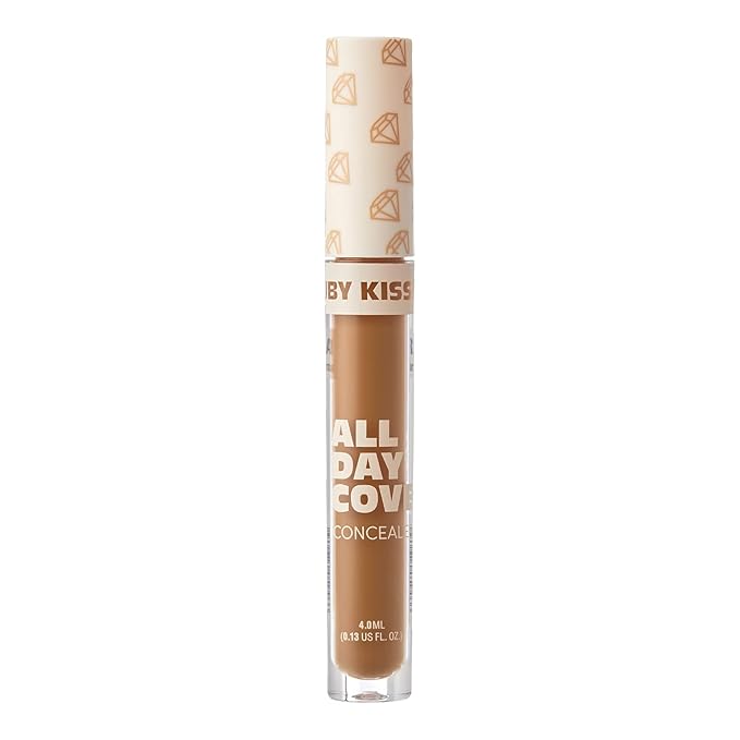 Ruby Kisses All Day Concealer Lightweight Full Coverage Multi-Use Concealer 0.13 Fl Oz (Warm Coconut)-VivaGrace Women