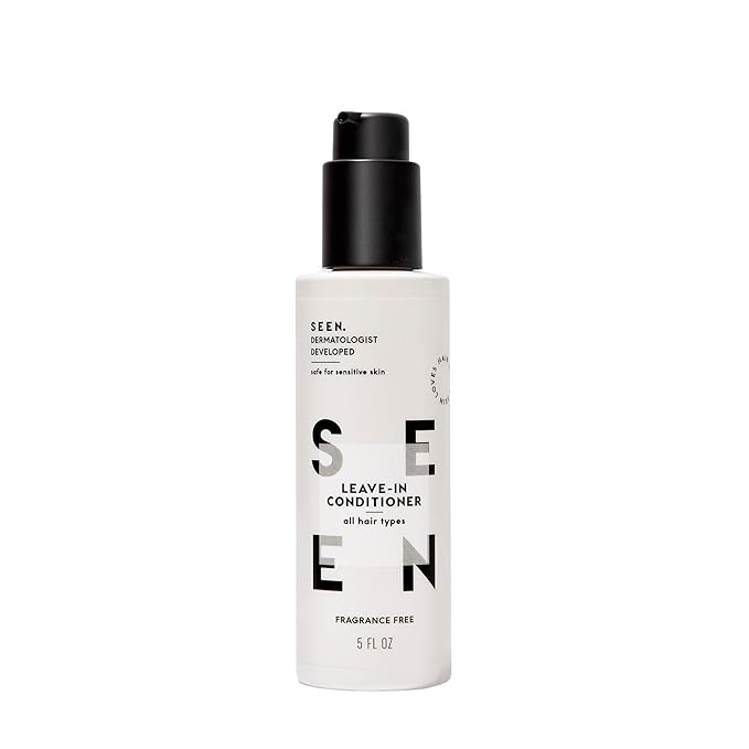 SEEN Leave-In Conditioner, Fragrance Free - Leave-In Hair Conditioner & Heat Protectant Spray- Detangles & Hydrates- No Parabens, Sulfates or Phthalate-VivaGrace Women