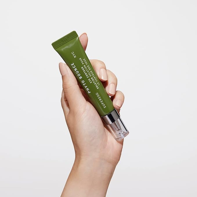 SUPEREGG Phyto Bounce Eye Contour Solution: For vibrancy and restoration. Concentrated solution cream with Tremella Mushroom and Peptides. 15ML / 0.5 FL OZ-VivaGrace Women