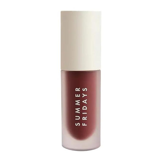 Summer Fridays Dream Lip Oil - Tinted Lip Oil with Moisturizing Sheer Coverage, High-Shine and Deep Hydration - Non-Sticky Formula for Long-Lasting Softness - Rosewood Nights (0.15 Oz)-VivaGrace Women