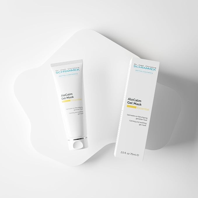 Schrammek Dr AloCalm Gel Mask (2.5 fl oz) – Intensive Skincare with Aloe Vera & Hyaluronic Acid - Hydrates Skin - All Skin Types - Post-Sun Care-VivaGrace Women