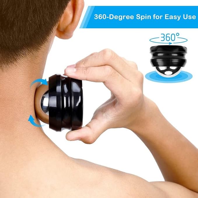 Cryosphere Cold Massage Roller Ball,Manual Massage Ball for Heat and Ice Therapy,Self Massage Tool for Reliefs Muscle Pain,Decrease Inflammation,Reduces Stress¡-VivaGrace Women
