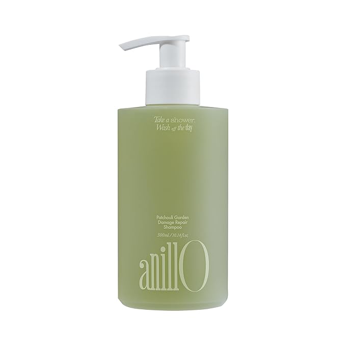 Patchouli Garden Damage Repair Shampoo - Korean Hair Care Nourishing Shampoo for Men & Women w/Patchouli Leaf Water, Protein Complex & Green Herb Complex - Vegan Scalp Cleanser (15.22 fl.oz)-VivaGrace Women