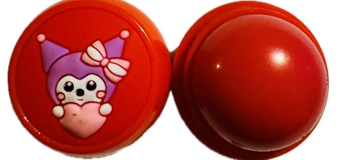 Moisturizing Lip Balm, Lip Gloss and Balm Set for All Skin Types, Assorted Shades, Round Ball Natural Moisturizing Lip Balm Nutritious Fruit Flavour Colourless Lip Balm Hydration Lips Care (red)-VivaGrace Women