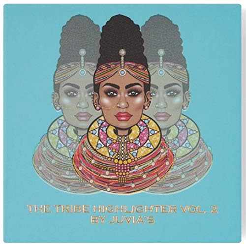 Juvia's Place Highlighter Tribe Glow Vol.2 - Highlighter Powder, Baked Highlighter, Shimmer Highlighter Makeup, Long-Wearing & Illuminating Cheek Highlighter - Suitable for Medium Skin Tones-VivaGrace Women