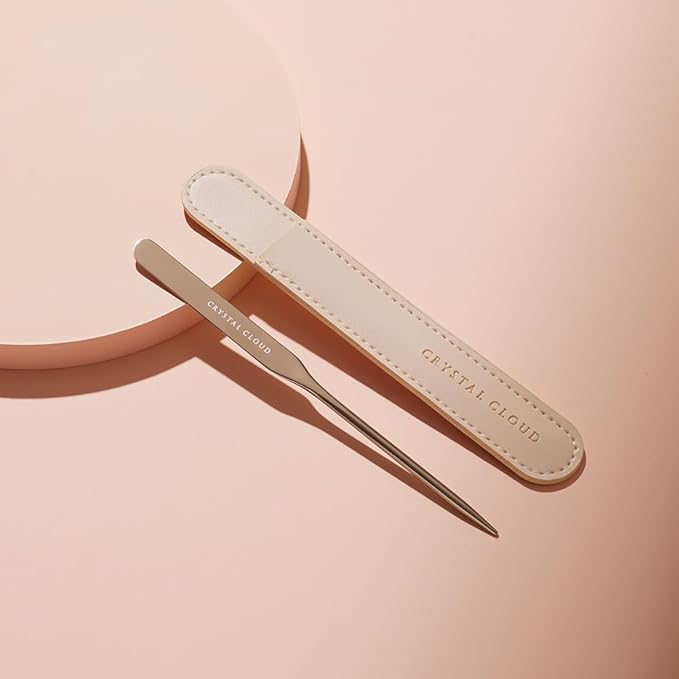 Korean Professional Pro Stainless Steel Makeup Cosmetic Spatula Tool Makeup Art Tool For Nail Art Eye Shadow Eyelash Makeup Professional Pigment Blending-VivaGrace Women