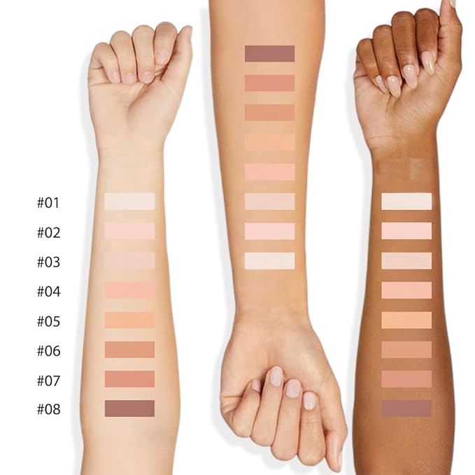 Oil Control Face Pressed Powder, Matte powder setting powder, long-lasting and waterproof loose powder, Flawless Lightweight Face Cosmetics, Cruelty-free, (01, 1 Pcs)-VivaGrace Women