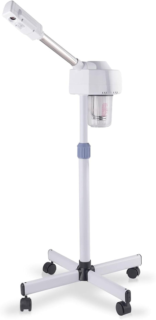 Winado Professional Facial Steamer with Touch Screen, Esthetician Steamer Humidifier Face Spa Mist Steam for Home Beauty Salon, Personal Skin Care Deep Cleaning, White-VivaGrace Women