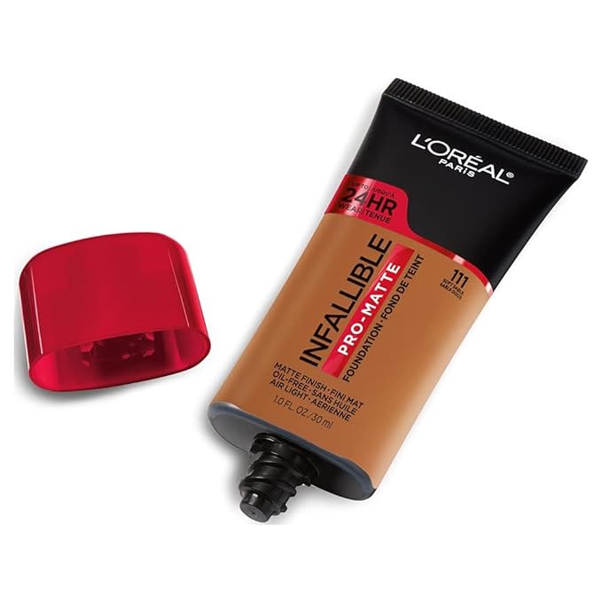L'Oreal Paris Cosmetics Makeup Infallible Pro-Matte Liquid Longwear Foundation, Soft Sable, 1 fl oz-VivaGrace Women