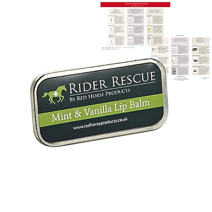 Red Horse Products LTD - Rider Rescue lip balm-VivaGrace Women