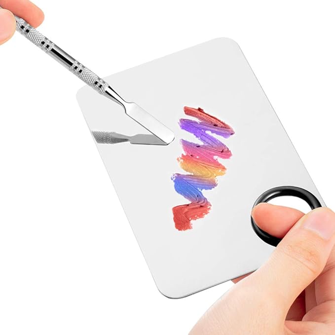 2 Styles Professional Makeup Palette with Spatula and 150 PCS Makeup Brush Kit, SourceTon Cosmetic Palette (5.9”x 3.9”) & Makeup Applicators (Mascara Wands, Lipstick Applicators, Fine Eyeliner Brush)-VivaGrace Women