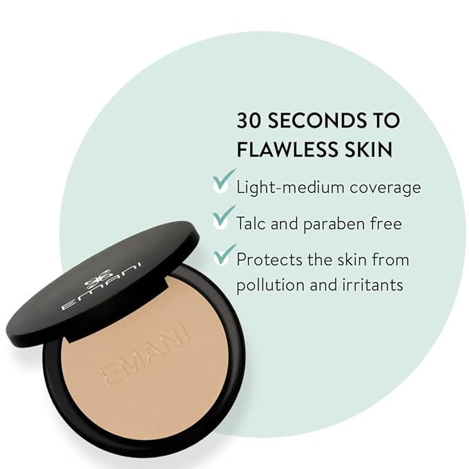 EMANI Vegan Cosmetics Flawless Matte Foundation, 294 Deep Golden, 0.42 Ounce-VivaGrace Women