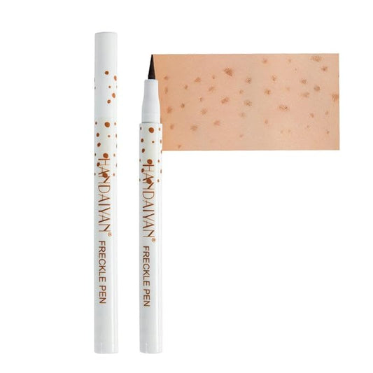 Freckle Pen 4 Colors Natural Freckle Pen Fake Freckle Pen Waterproof Long Lasting Soft Spots Natural Relaxing Sun Makeup (Light Brown)-VivaGrace Women