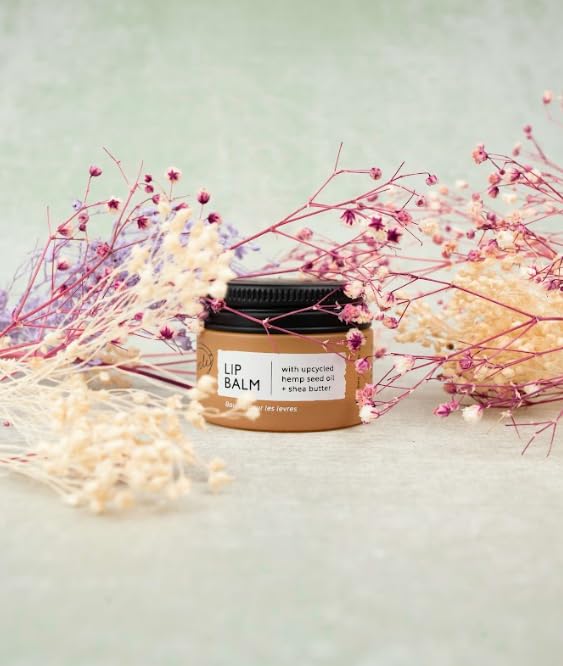 UpCircle Lip Balm with Hemp Seed Oil + Shea Butter 15ml – Hydrating + Plumping – Rosehip + Grapefruit Oil To Soothe Dry Lips - Natural, Vegan + Cruelty-Free-VivaGrace Women