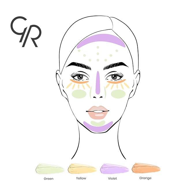 Golden Rose Makeup CC Cream Color Correcting Primer - (Yellow)-VivaGrace Women