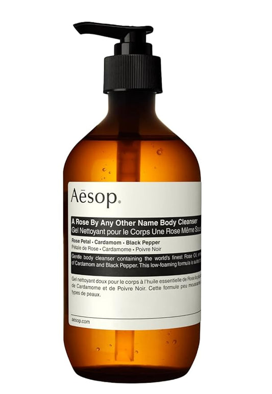 Aesop A Rose By Any Other Name Body Cleanser | Gentle Body Cleanser with Rose Petal Oil & Skin-Softening Botanicals | 16.9 oz / 500mL-VivaGrace Women