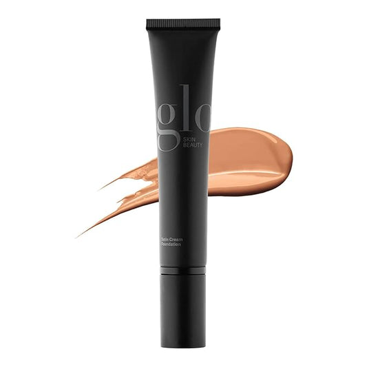 Glo Skin Beauty Satin Cream Foundation Makeup for Face, Beige Medium - Full Coverage, Semi Matte Finish, Conceal Blemishes & Even Skin Tone-VivaGrace Women