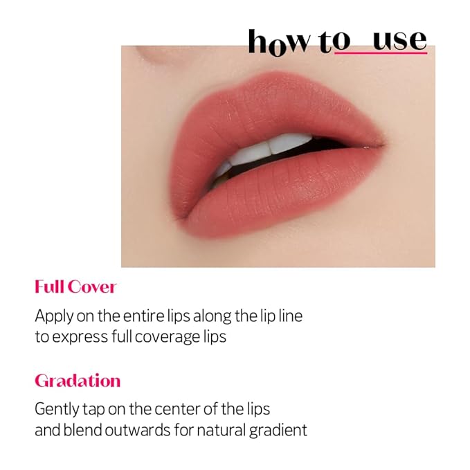 ETUDE Fixing Tint #08 Dusty Beige (4g) | Long Lasting High Pigmented Liquid Lipstick | Waterproof Lightweight Matte Finish Lip Stain | Full Coverage | Korean Makeup, Kbeauty