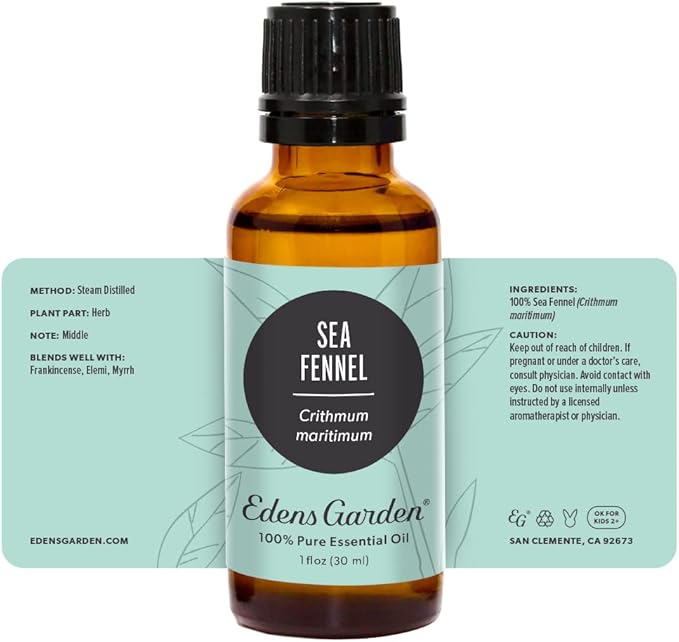 Edens Garden Sea Fennel Essential Oil- 100% Pure Premium Grade, Undiluted, Natural, Therapeutic, Aromatherapy, The Best for Diffuser, Skin, Face, Hair 30 ml (1 fl oz)-VivaGrace Women