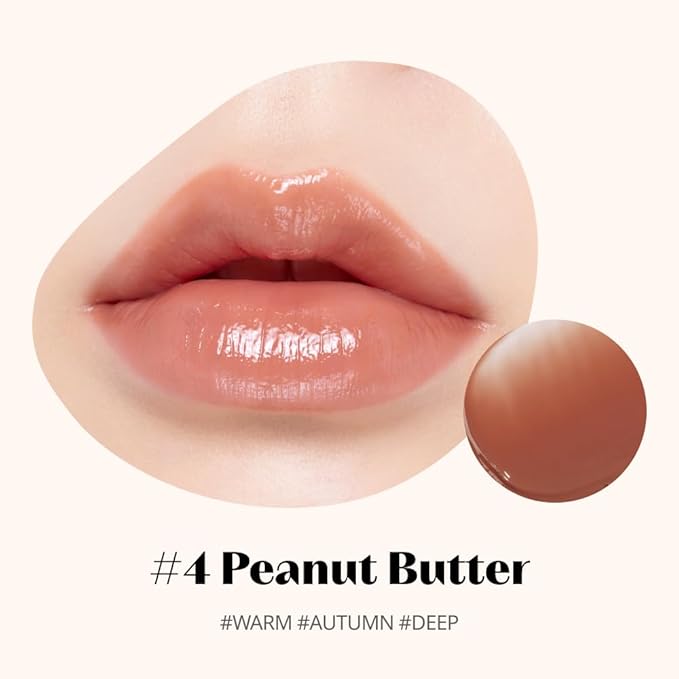 ETUDE Ginger Sugar Melting Balm Stick 04 Peanut Butter | Tinted Moisturizing Lip balm | Natural Ingredients Hydrate Ginger, Sugar, Shea Butter Moisturizing Relaxing Effect | K-Beauty-VivaGrace Women